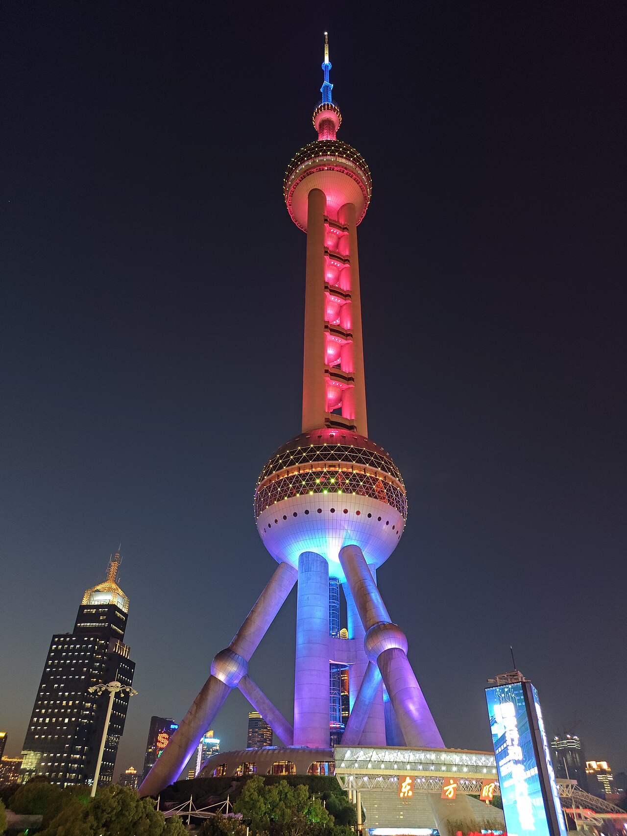 Tower Light Show and Bund Night View